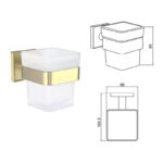 MODENA BRUSH GOLD ЧАША 3858BG - Image 3