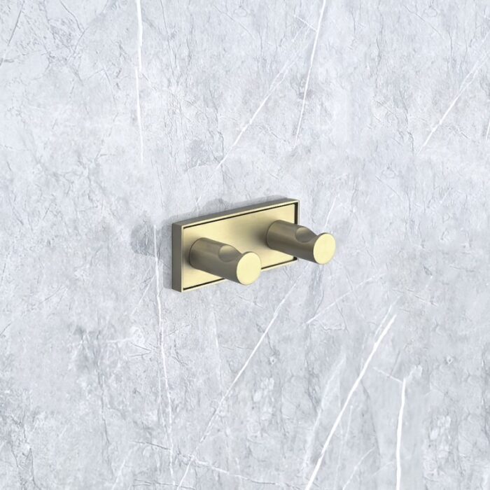 MODENA BRUSH GOLD ДВОЙНА ЗАКАЧАЛКА 3853-2BG - Image 2