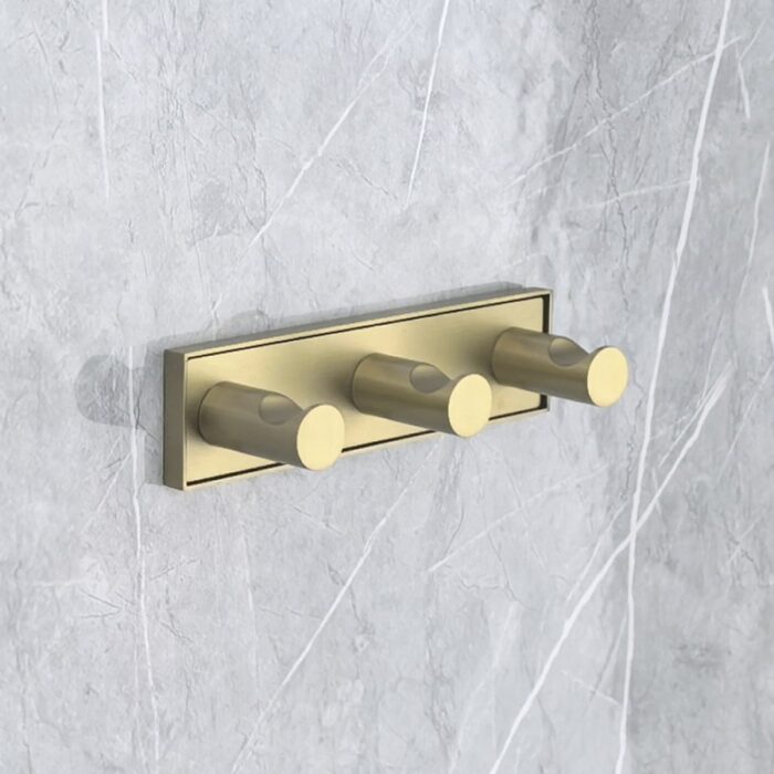 MODENA BRUSH GOLD ТРОЙНА ЗАКАЧАЛКА 3853-3BG - Image 2
