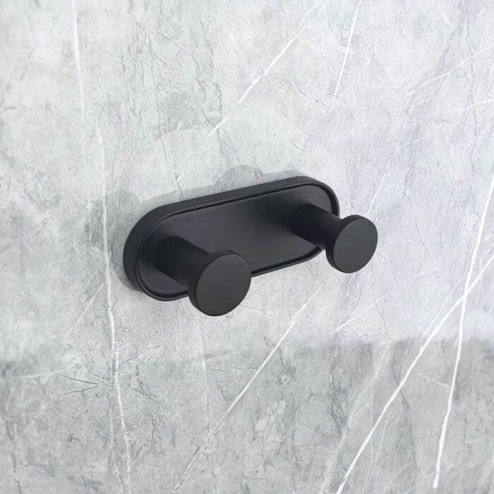 LUSSO BLACK MATT ДВОЙНА ЗАКАЧАЛКА 3653-2BM - Image 2