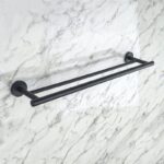 LUSSO BLACK MATT ДВОЙНА ПОСТАВКА ЗА ХАВЛИЯ 3648B - Image 3