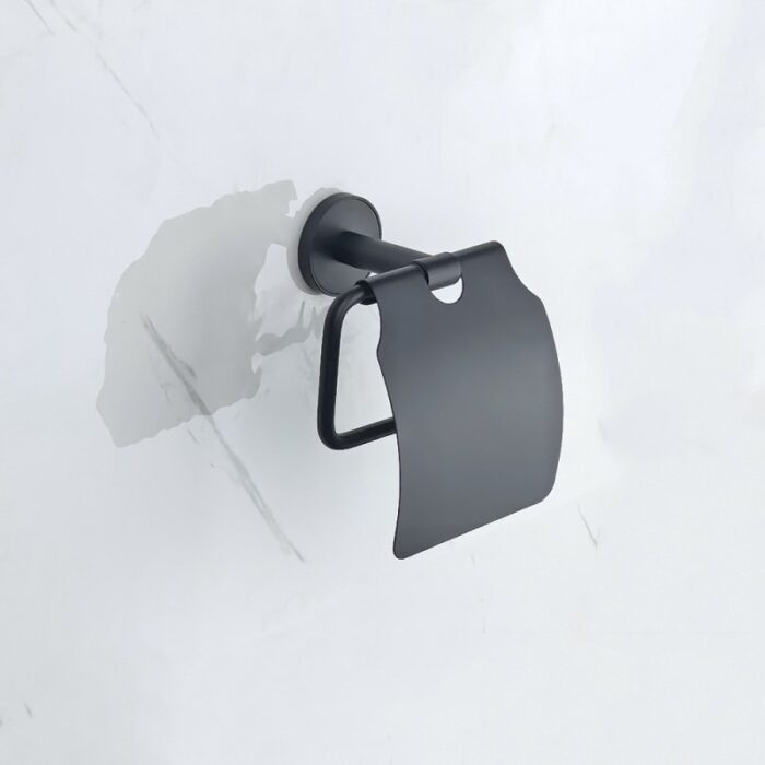 LUSSO BLACK MATT ПОСТАВКА ЗА ТОАЛЕТНА ХАРТИЯ 3651BM - Image 2