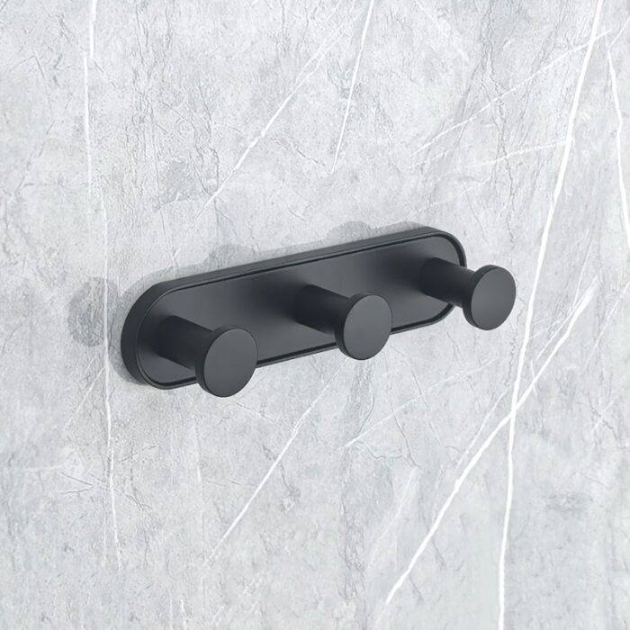 LUSSO BLACK MATT ТРОЙНА ЗАКАЧАЛКА 3653-3BM - Image 2