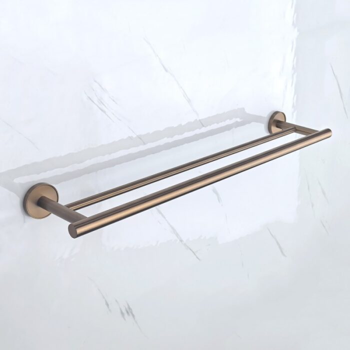 LUSSO BRUSH GOLD ДВОЙНА ПОСТАВКА ЗА ХАВЛИЯ 3648BG - Image 3