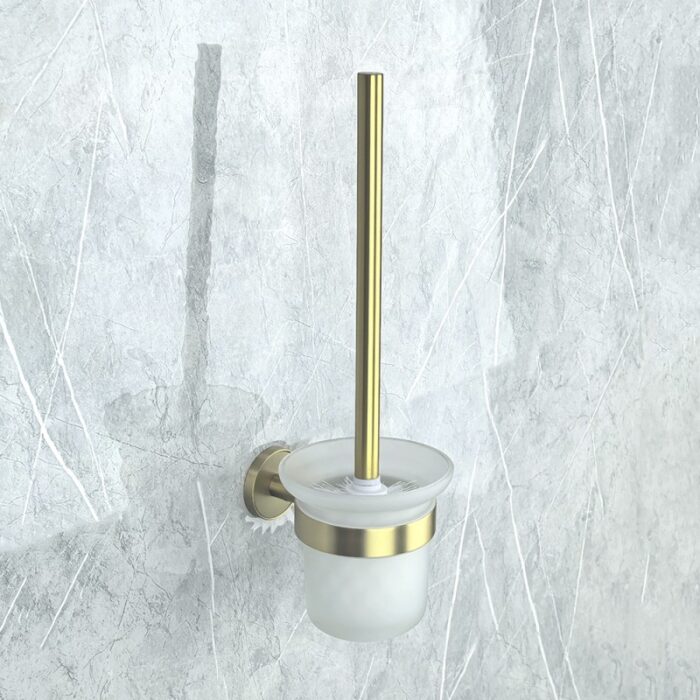 LUSSO BRUSH GOLD ЧЕТКА ЗА ТОАЛЕТНА ЧИНИЯ 3694BG - Image 2