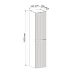 PVC КОЛОНА ЗА БАНЯ ELORIA 3535BR - Image 3