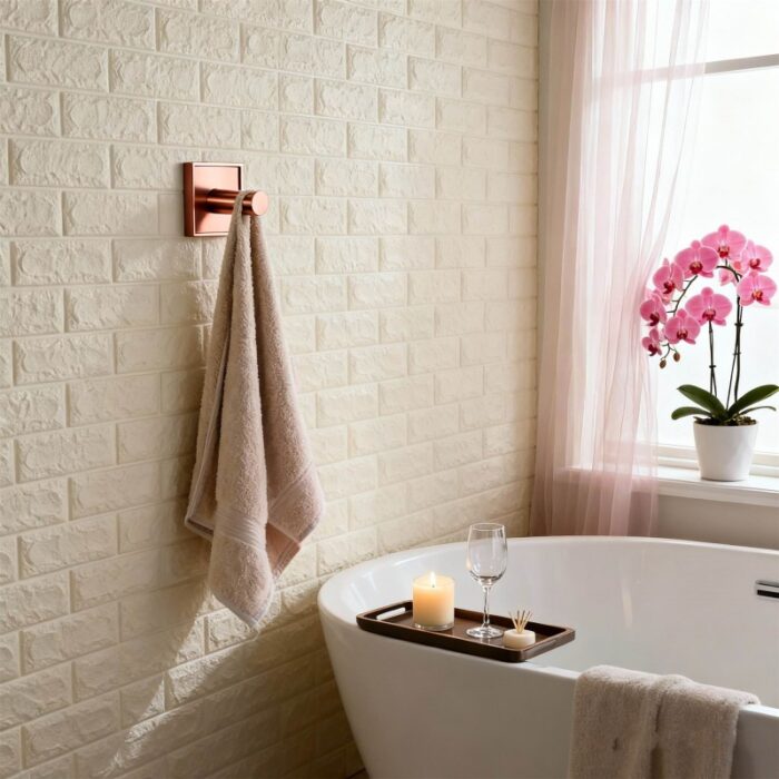 MODENA BRUSH ROSE GOLD ЕДИНИЧНА ЗАКАЧАЛКА 3853-1BRG - Image 2