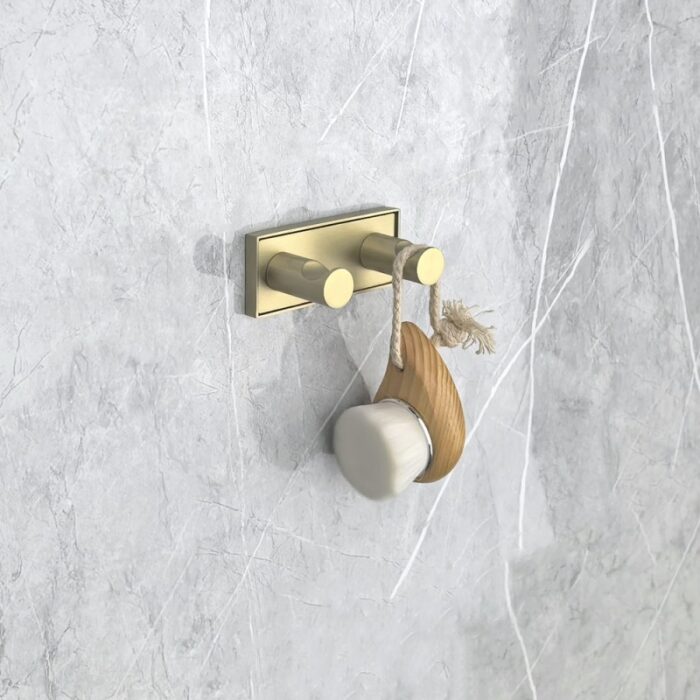 MODENA BRUSH GOLD ДВОЙНА ЗАКАЧАЛКА 3853-2BG - Image 3