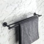 LUSSO BLACK MATT ДВОЙНА ПОСТАВКА ЗА ХАВЛИЯ 3648B - Image 2