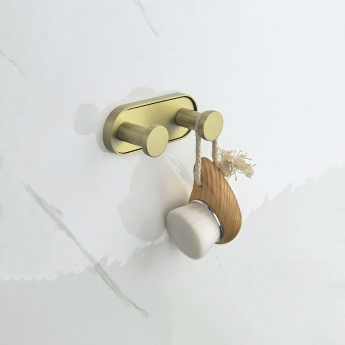 LUSSO BRUSH GOLD ДВОЙНА ЗАКАЧАЛКА 3653-2BG - Image 2