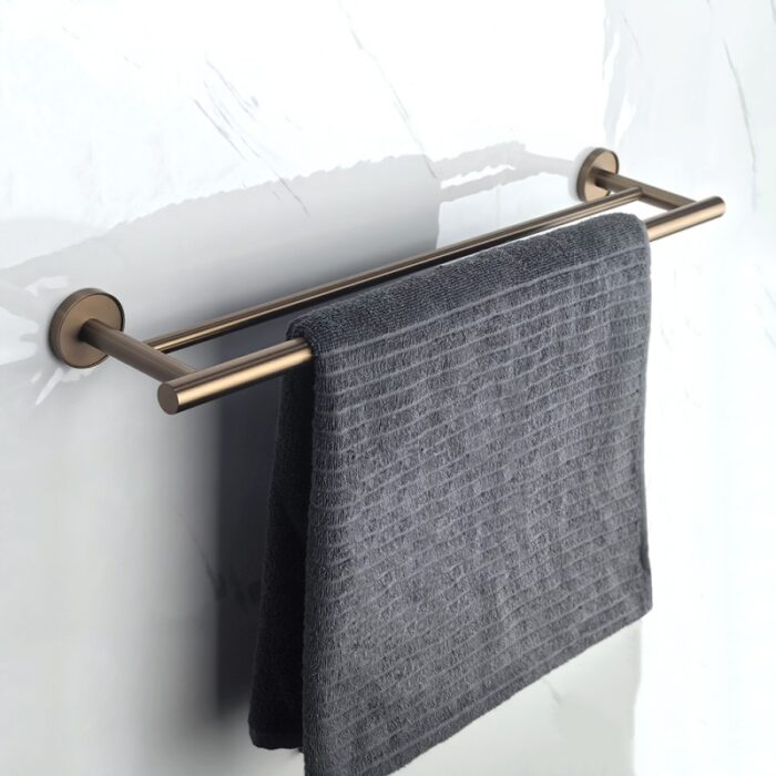 LUSSO BRUSH GOLD ДВОЙНА ПОСТАВКА ЗА ХАВЛИЯ 3648BG - Image 2