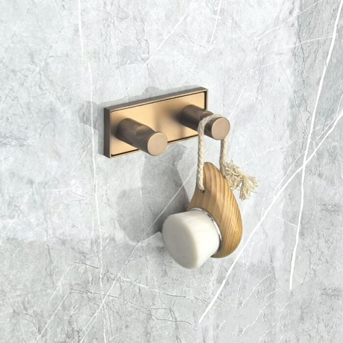 MODENA BRUSH ROSE GOLD ДВОЙНА ЗАКАЧАЛКА 3853-2BRG - Image 2