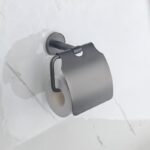 LUSSO GUN GREY ПОСТАВКА ЗА ТОАЛЕТНА ХАРТИЯ С КАПАК 3651GG - Image 3