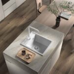 ГРАНИТНА МИВКА 4050 БЯЛА С ЦЕНТРАЛЕН ОТВОР - Image 2