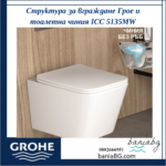 Структура за вграждане Грое и тоалетна чиния ICC 5135MW - Image 2
