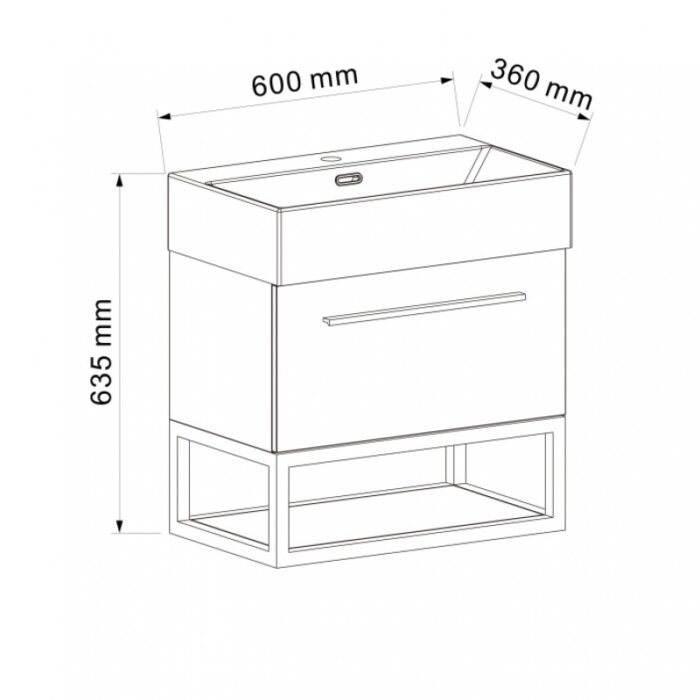 PVC ШКАФ COMPACT 5950 + УМИВАЛНИК 6036MB - Image 5