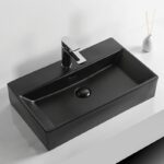 ПОРЦЕЛАНОВ УМИВАЛНИК COMPACT MATT BLACK 6036MB - Image 2