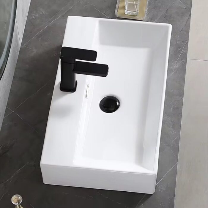 ПОРЦЕЛАНОВ УМИВАЛНИК COMPACT WHITE 6036W - Image 3