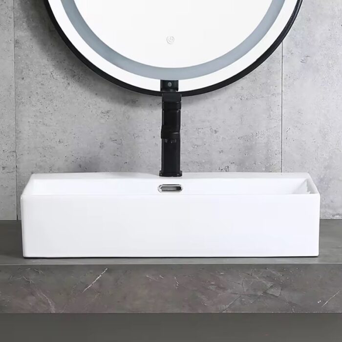 ПОРЦЕЛАНОВ УМИВАЛНИК COMPACT WHITE 6036W - Image 4