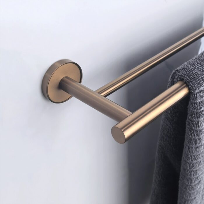 LUSSO BRUSH GOLD ДВОЙНА ПОСТАВКА ЗА ХАВЛИЯ 3648BG - Image 4