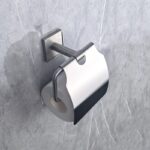 MODENA BRUSH ПОСТАВКА ЗА ТОАЛЕТНА ХАРТИЯ С КАПАК 3851BS - Image 2