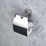 MODENA BRUSH ПОСТАВКА ЗА ТОАЛЕТНА ХАРТИЯ С КАПАК 3851BS - Image 3