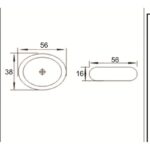 Умивалник ICB 854 B - Image 2