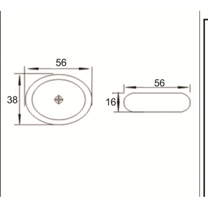Умивалник ICB 854 B - Image 2