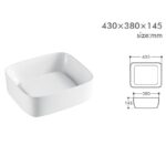 ПОРЦЕЛАНОВ УМИВАЛНИК MAURIO 902W S БЯЛ - Image 4