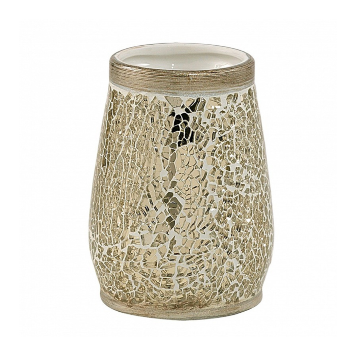 Чаша за четки за зъби Myosotis Gold – GEDY – златен дизайнерски аксесоар - Image 2