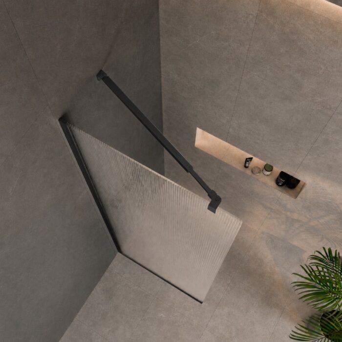 RIVELLE BLACK MATT СТАЦИОНАРЕН ПАРАВАН 125BM-60 - Image 4