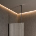 RIVELLE BLACK MATT СТАЦИОНАРЕН ПАРАВАН 125BM-60 - Image 3