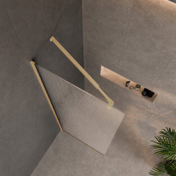 RIVELLE BRUSH GOLD СТАЦИОНАРЕН ПАРАВАН 125BG-60 - Image 3
