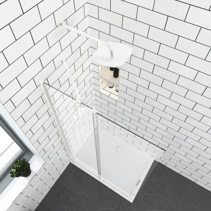 ПАРАВАН WALK IN ELGIO WHITE - Image 2