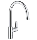 Кухненски смесител GROHE BauEdge 30536000 с издърпващ се чучур