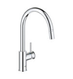 Кухненски смесител GROHE BauClassic 30573000 с издърпващ се чучур