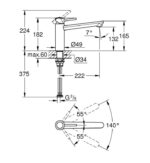 Кухненски смесител GROHE BauClassic 30576000 - Image 3