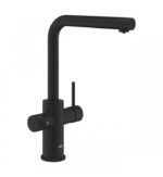 Кухненски смесител GROHE Blue Pure Minta 30590KF0 с филтър и издърпващ се чучур – Phantom Black