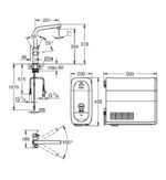 Кухненски смесител GROHE Blue Home Starter Kit 31454001 с L-образен чучур - Image 2