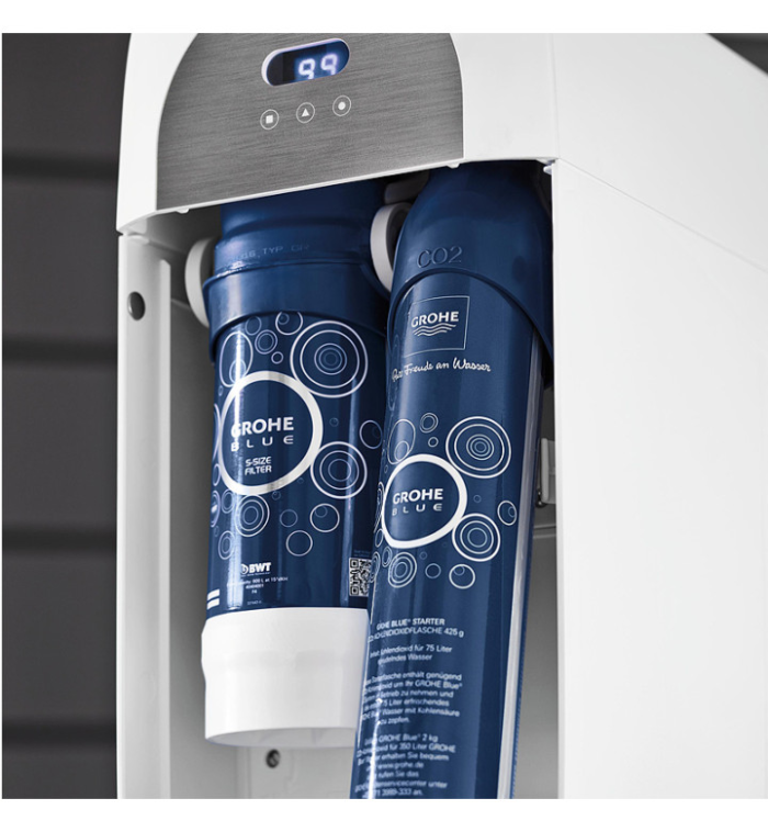 Кухненски смесител GROHE Blue Home Starter Kit 31455001 с C-образен чучур - Image 2