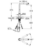 Кухненски смесител GROHE Zedra SmartControl 31593002 - Image 3
